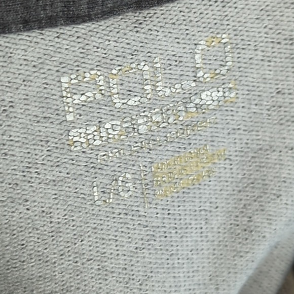 Polo‎ Sport Hoodie Mens Large Gray Full Zip Stretch Outdoor Active Training Soft - Picture 7 of 12